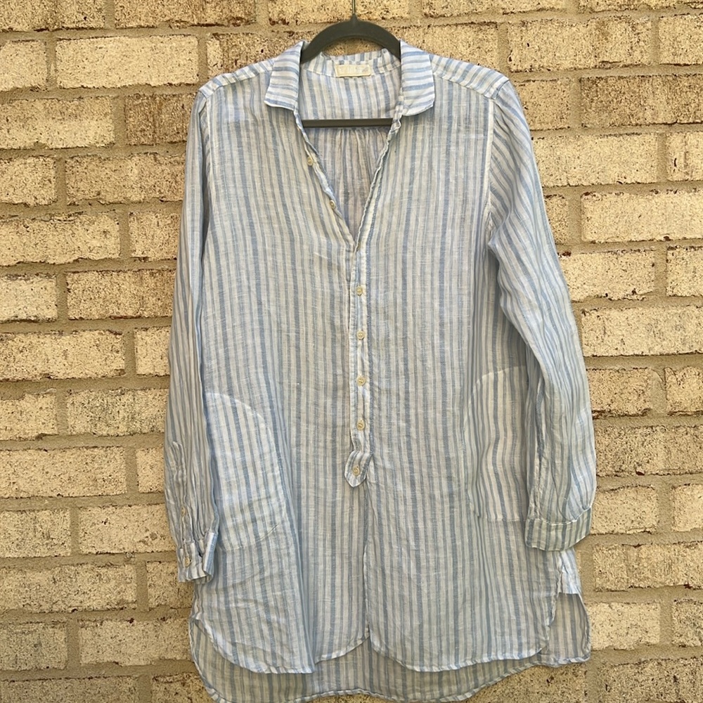 CP Shades striped linen tunic